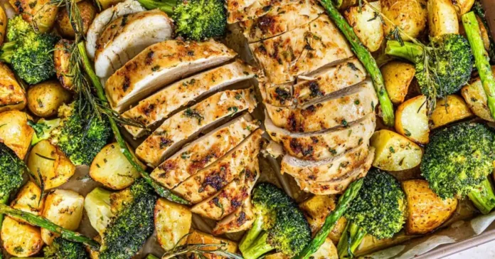 Garlic Butter Sheet Pan Chicken