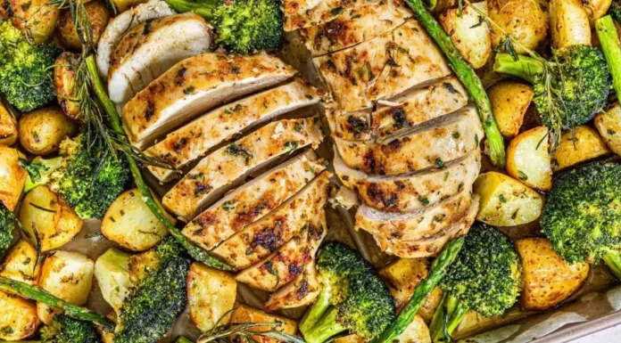 Sheet Pan Garlic Butter Chicken Meal Recipe Garlic Butter Sheet Pan Chicken