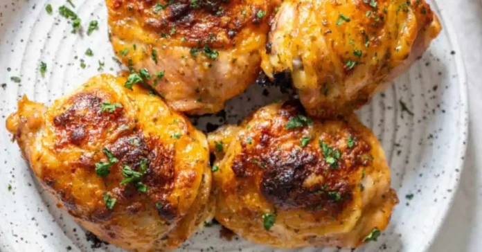 Ranch Baked Chicken Thighs