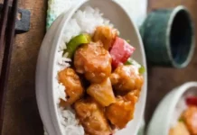 Baked Sweet and Sour Chicken Recipe Easy Homemade Dinner Sweet and Sour Chicken