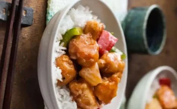 Baked Sweet and Sour Chicken Recipe Easy Homemade Dinner Sweet and Sour Chicken