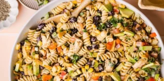 Taco Pasta Salad with Chicken Chicken Taco Pasta Salad