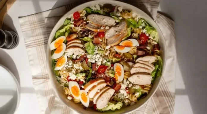 Chicken Caesar Cobb Pasta Salad Recipe Chicken Caesar Cobb Pasta Salad Recipe
